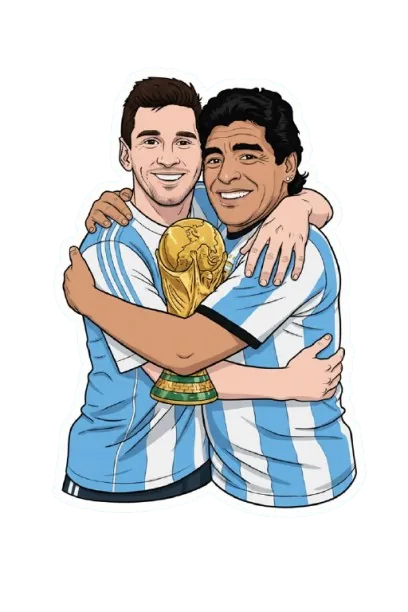 Diego y Leo con la copa
