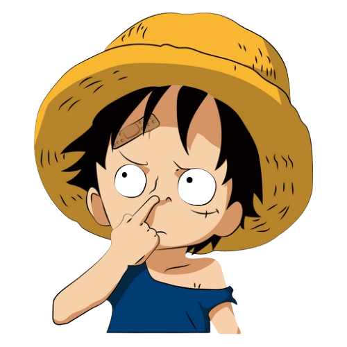 Luffy de chico