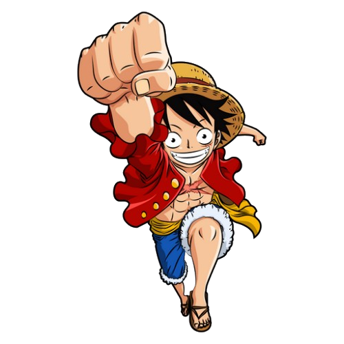 Luffy en acción