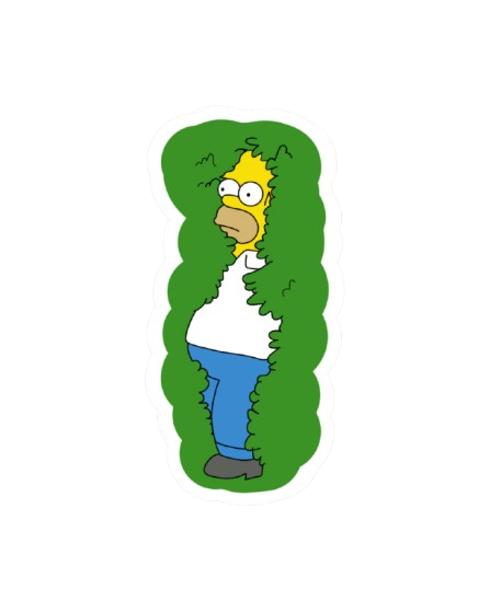 Homero en el arbusto