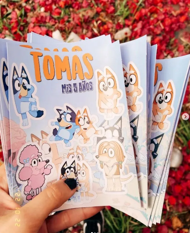 Planchitas cumpleaños Tomás